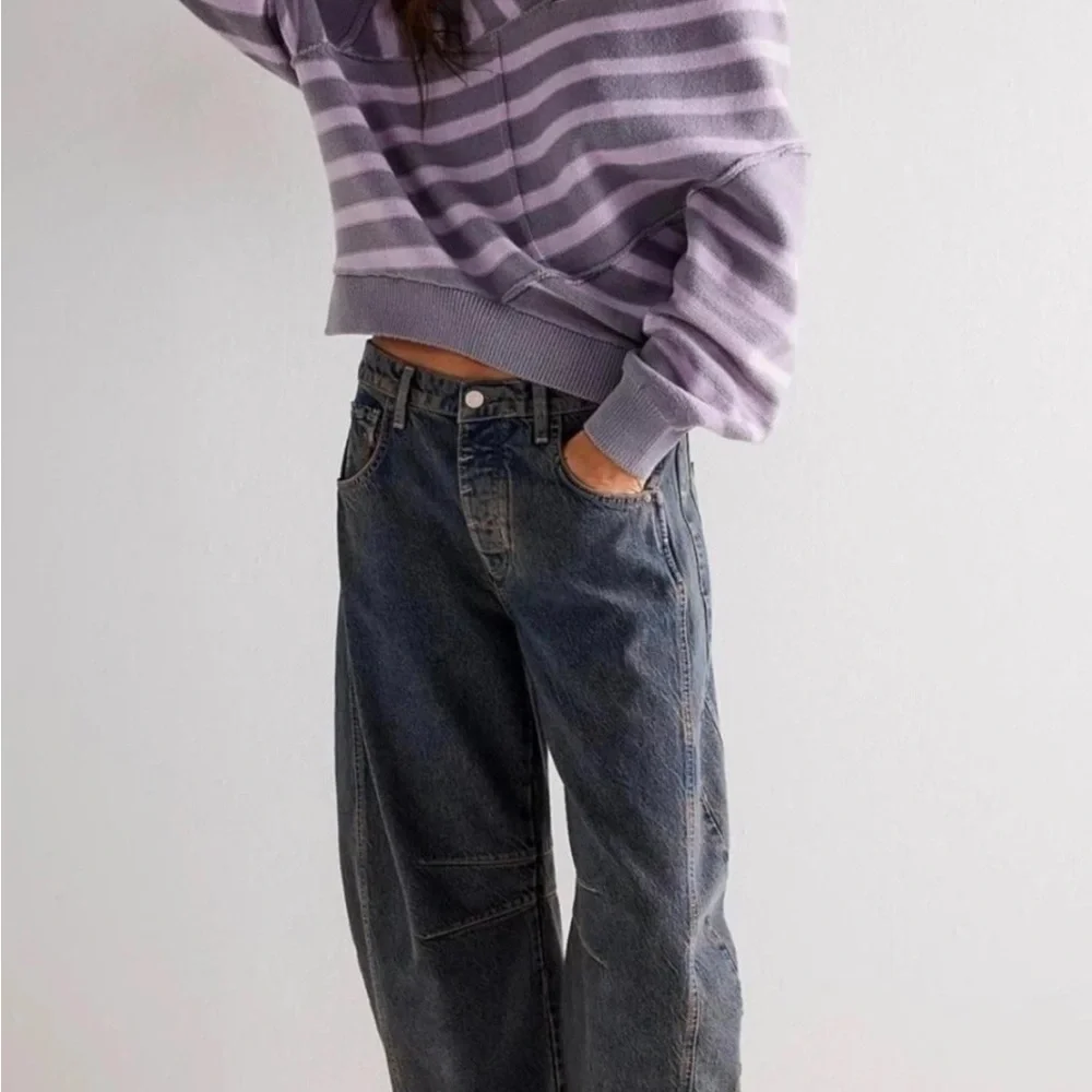 We The Free Indigo Lucky You Barrel Jeans - Picture 3 of 10